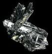 Sharp Metallic Stibnite Cluster - China #31579-1